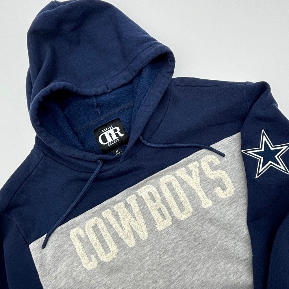 Darius Rucker Dallas Cowboys Hoodie Sweatshirt Football NFL Navy Blue Gray‎